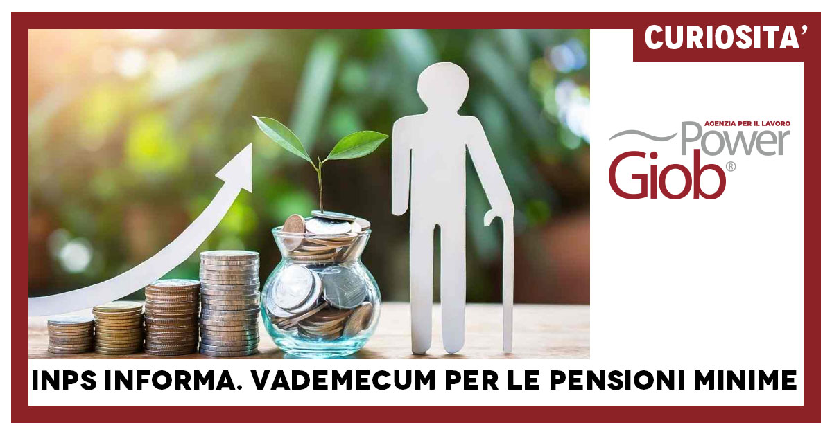 INPS INFORMA. VADEMECUM PER LE PENSIONI MINIME